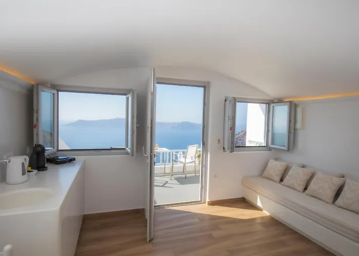 Santorini View - Caldera Apartament *