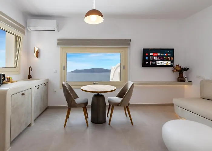 公寓 Santorini View - Caldera 菲罗斯特法尼